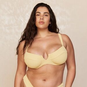 Monday Swimwear Yellow Bikini top